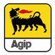 agip Logo für Tankstelle in Berlin
